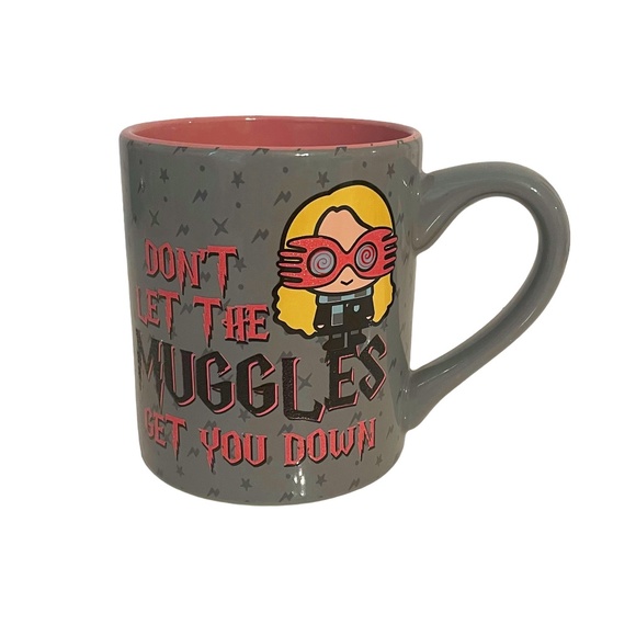 Harry Potter Luna Lovegood Glasses Muggles Glittery Coffee Mug - Picture 1 of 6